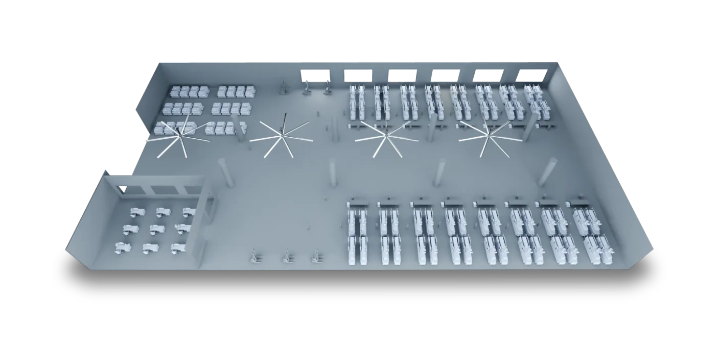 Silnik BLDC HVLS